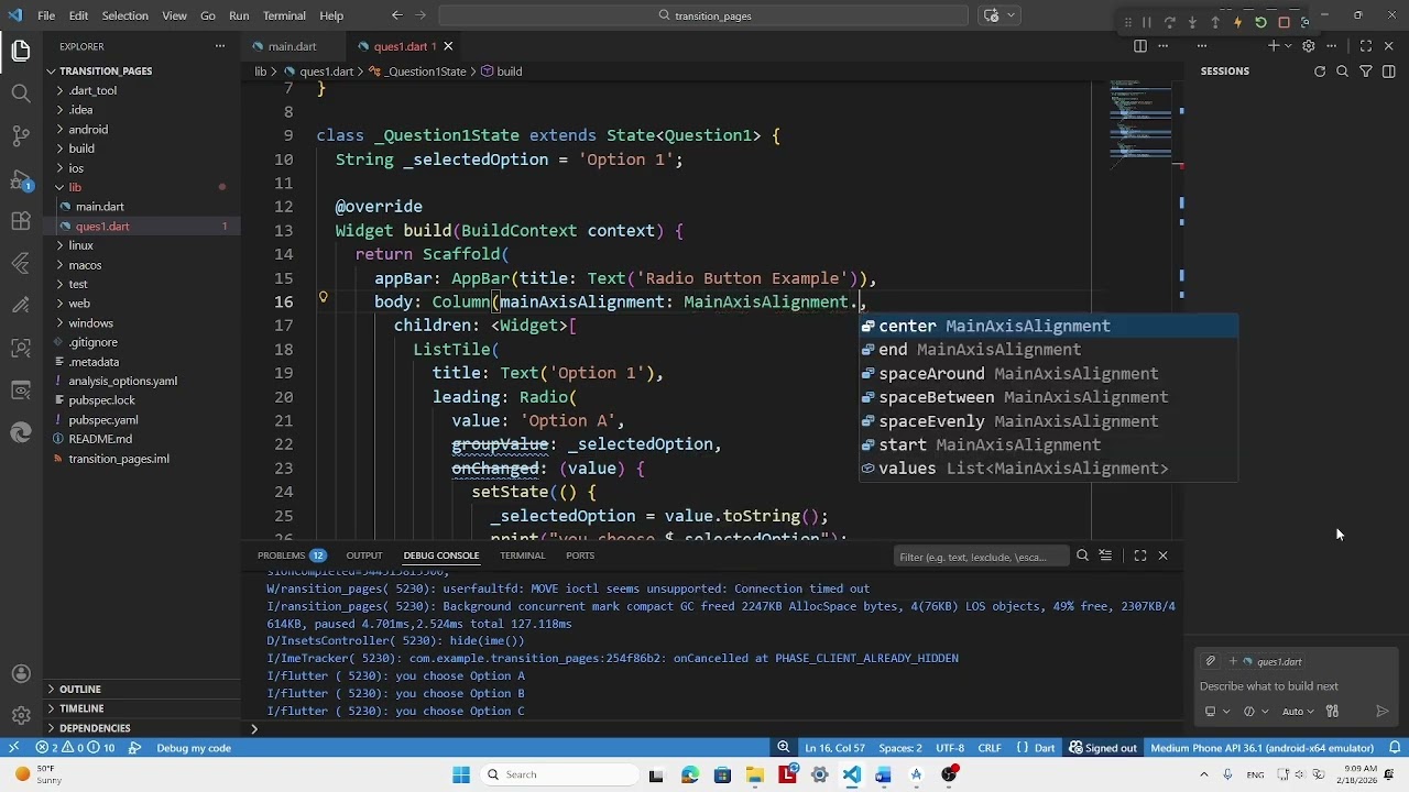 الوحدة السابعة تطوير تطبيقات الأجهزة المحمولة الحصة السابعة  و العشرون