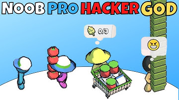 NOOB vs PRO vs HACKER vs GOD - My Mini Mart Gameplay Part 4 | All Levels (Android, iOS)