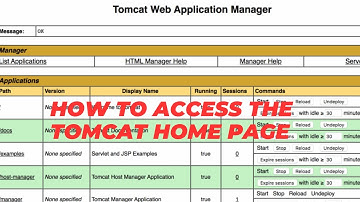 How to Access the Tomcat Home Page || By Shiva