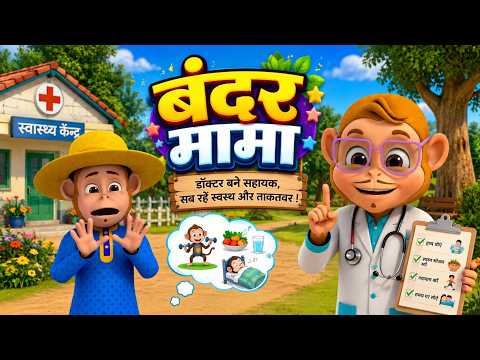 Bandar Mama and Fun-Filled Nonstop Rhymes | Nonstop Hindi Rhymes