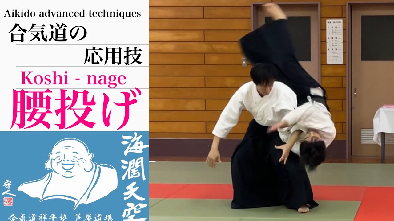 合気道 技法動画その8（腰投げ）