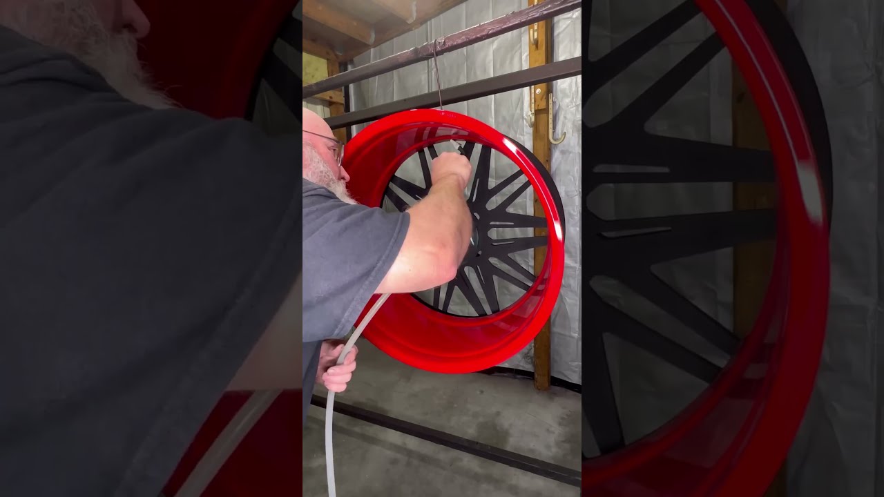 Two Tone Powder Coated Vossen Wheels Powdercoating Powdercoat 