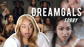 DREAMGALS SORRY REACTION | OMG THIS IS TOO GOOD!