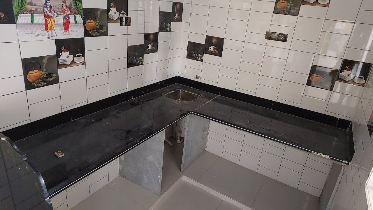 kitchen Mein tiles Kaise lagaen ramusagarvlogs bathroom elevation 