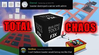 Causing Pure Chaos With New Admin Panels Build A Hideout And Sword Fight