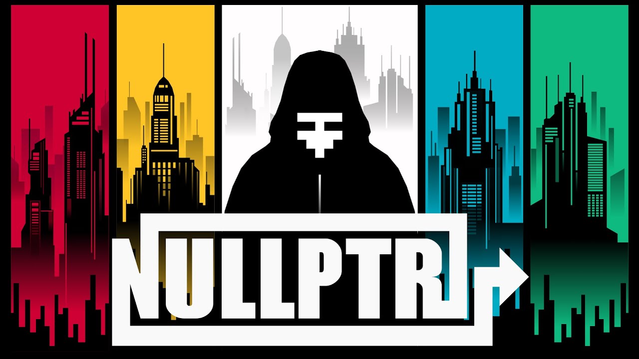 nullptr - a 2D hacking action puzzle game