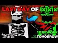 Playing 1x1x1x1 For THE LAST TIME BEFORE HIS REWORK! |Forsaken roblox