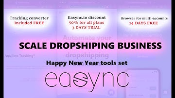 Dropshipping with Easync - find the best items to dropship. Amazon, eBay, Shopify supported.