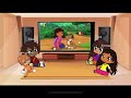 Dora, Diego, Baby Jaguar and Emma react to clip from “For Birds” episode