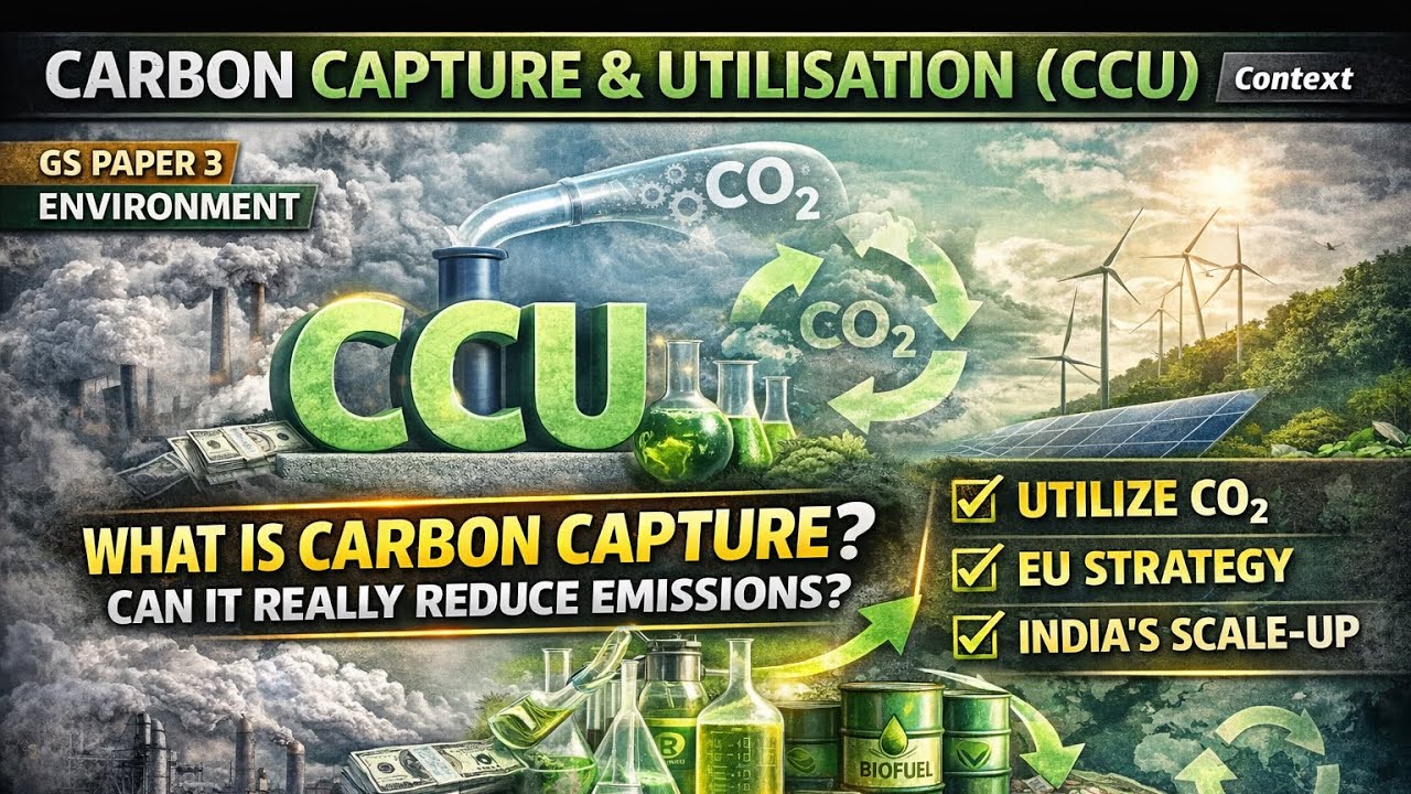 Carbon Capture & Utilisation (CCU) Explained Can It Reduce CO₂? GS3 ...
