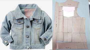 HOW TO A DRAFT A DEMIN JACKET PATTERN /DEMIN JACKET PATTERN MAKING
