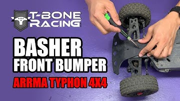 How to Install T-Bone Racing Front Basher Bumper on Arrma Typhon 3s Mega 4x4 [Instructional]