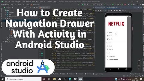 How to Create Navigation Drawer With Activity in Android Studio