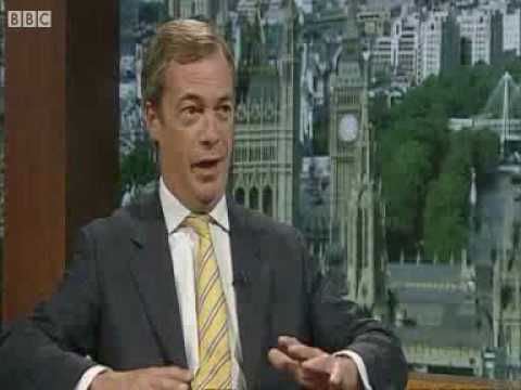 UKIP Nigel Farage - Andrew Marr September 2009