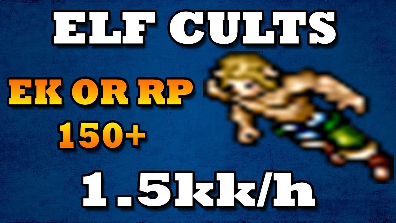 Barkless | Elf Cults | 1.5kk/h | RP or EK 150+ | Tibia (español) - YouTube
