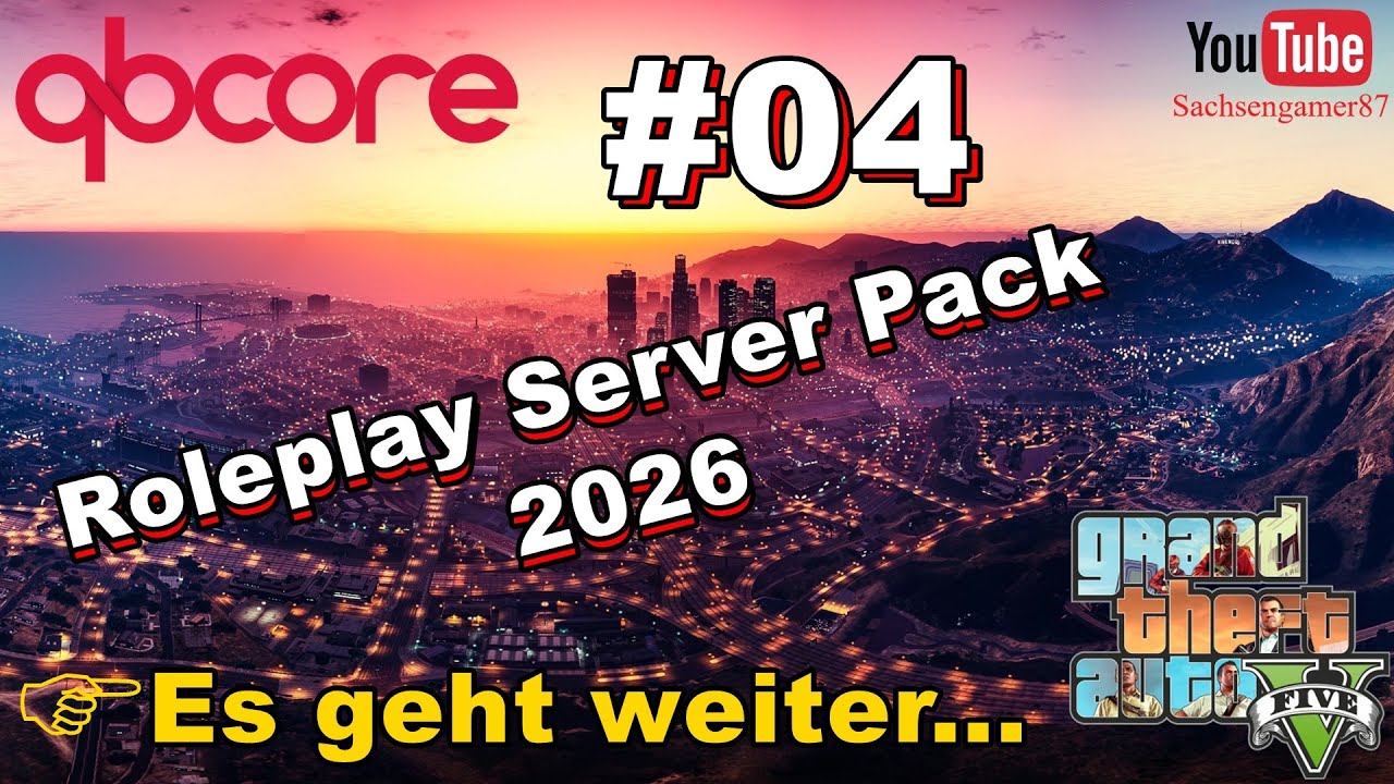 GTA5 QbCore Roleplay Server Pack 2026 ( UPDATE ) #04