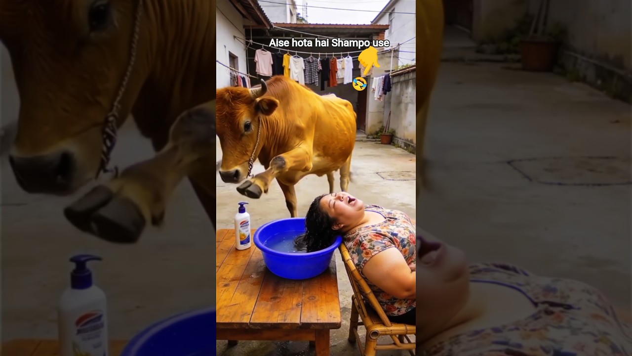 Crazy Village Fun Moments 😂🚿🐃 