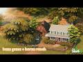 Base Game + Horse Ranch ONLY | Sims 4 Speed Build | NO CC