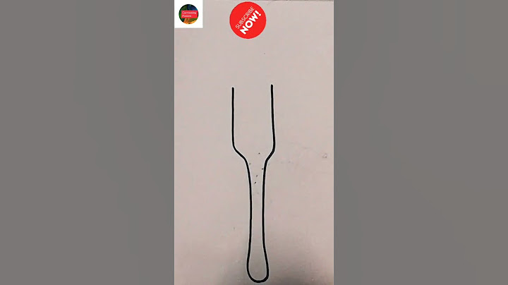 Draw a simple fork using these simple steps #shorts #ashortaday Canvassing Passion