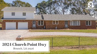 Video Tour of 5924 Church Point Hwy in Branch, Louisiana