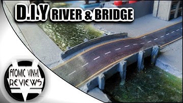 Part 5 RIVER AND BRIDGE How to make a miniature city for your Godzilla / kaiju figures