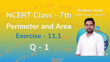 Class 7 Chapter 11 Ex 11.1 Q 1 Perimeter and Area Maths NCERT CBSE
