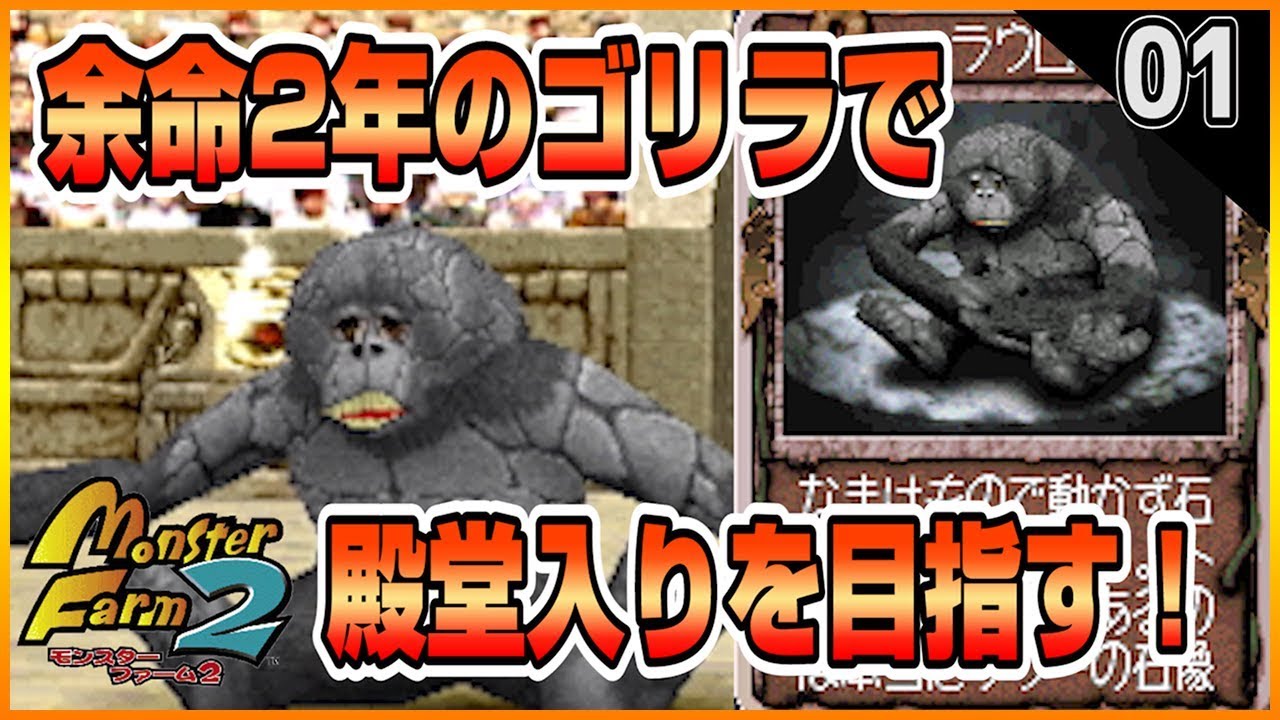 ゴリラの春2 MF2】2年しか生きられないゴリラで殿堂入り目指してみる！#01