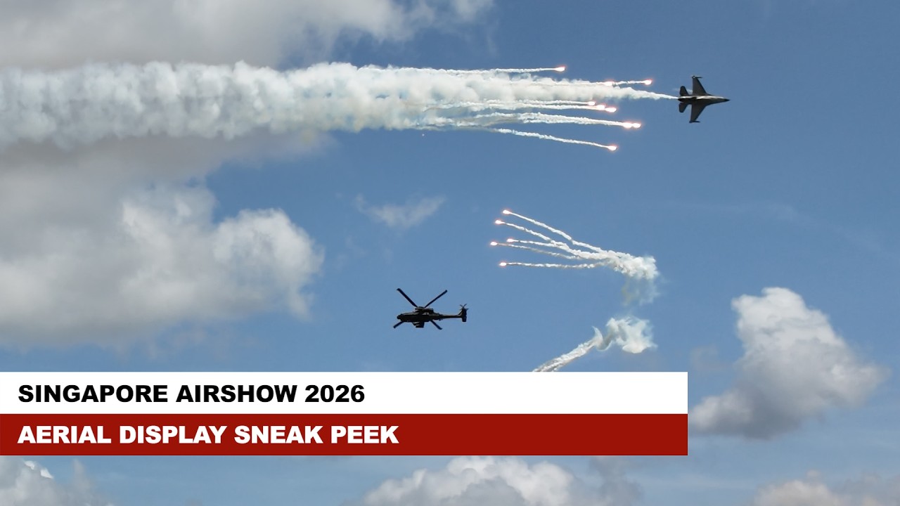 Singapore Airshow 2026: Aerial Display Sneak Peek