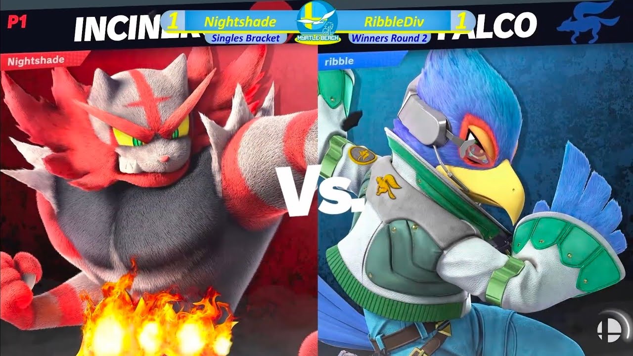 SocaSmash 169 Ultimate Singles: Nightshade (Incineroar) vs RibbleDiv (Falco) Winners Round 2