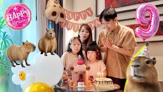 Download Lagu Kejutan Ulang Tahun Capybara dan Buka Kado Mainan Capybara MP3