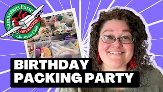 Shoebox Packing Party for Operation Christmas Child