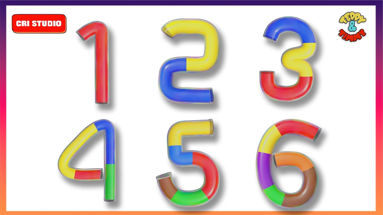 Learn 123 Numbers | 1 to 10 Counting for Kids | 1234 Number Names | Count 12345 for Toddlers