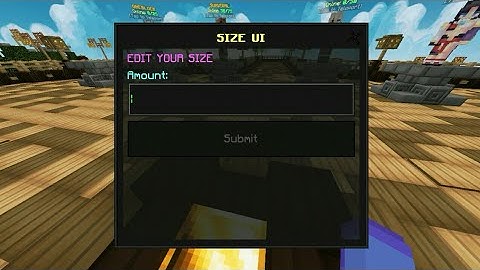 [ FREE ] SIZE SETTINGS - PLUGIN POCKETMINE