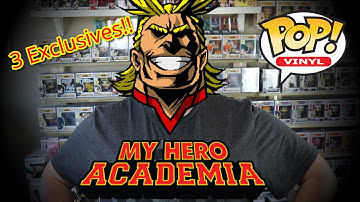 3 NEW My Hero Academia Funko Pop Exclusives!