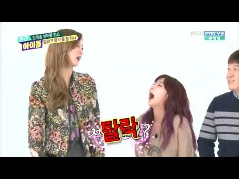 Apink Bomi and Hayoung (Y.O) aegyo battle