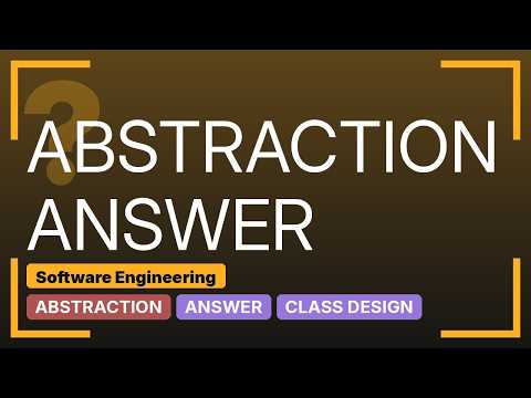 Software Engineering: abstract classes or other generalization classes?