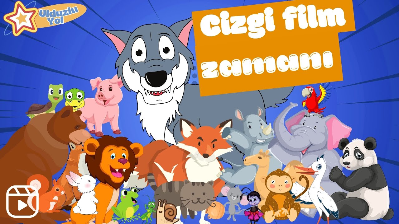 ⏰Cizgi film zamanı: Axmaq canavar, Lovğa Tülkü, Pişik və siçan və s. - Azərbaycan cizgi film toplusu