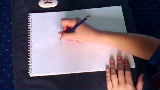 Speed draw - Simple cartoon cat