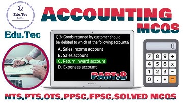 Accounting MCQs (Part-8)