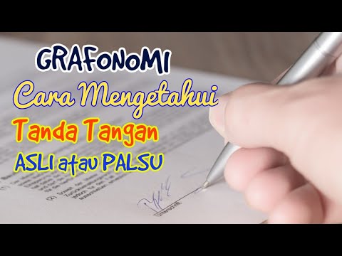 Video: Bagaimanakah anda memalsukan tandatangan pada kertas surih?
