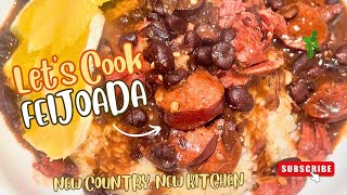 Easy Brazilian Feijoada Black Bean Stew Beginner-Friendly Recipe New Country, New Kitchen Ep.3