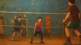 Latihan bulutangkis spesial kemerdekaan 🇮🇩👍🏻🙂‍↔️