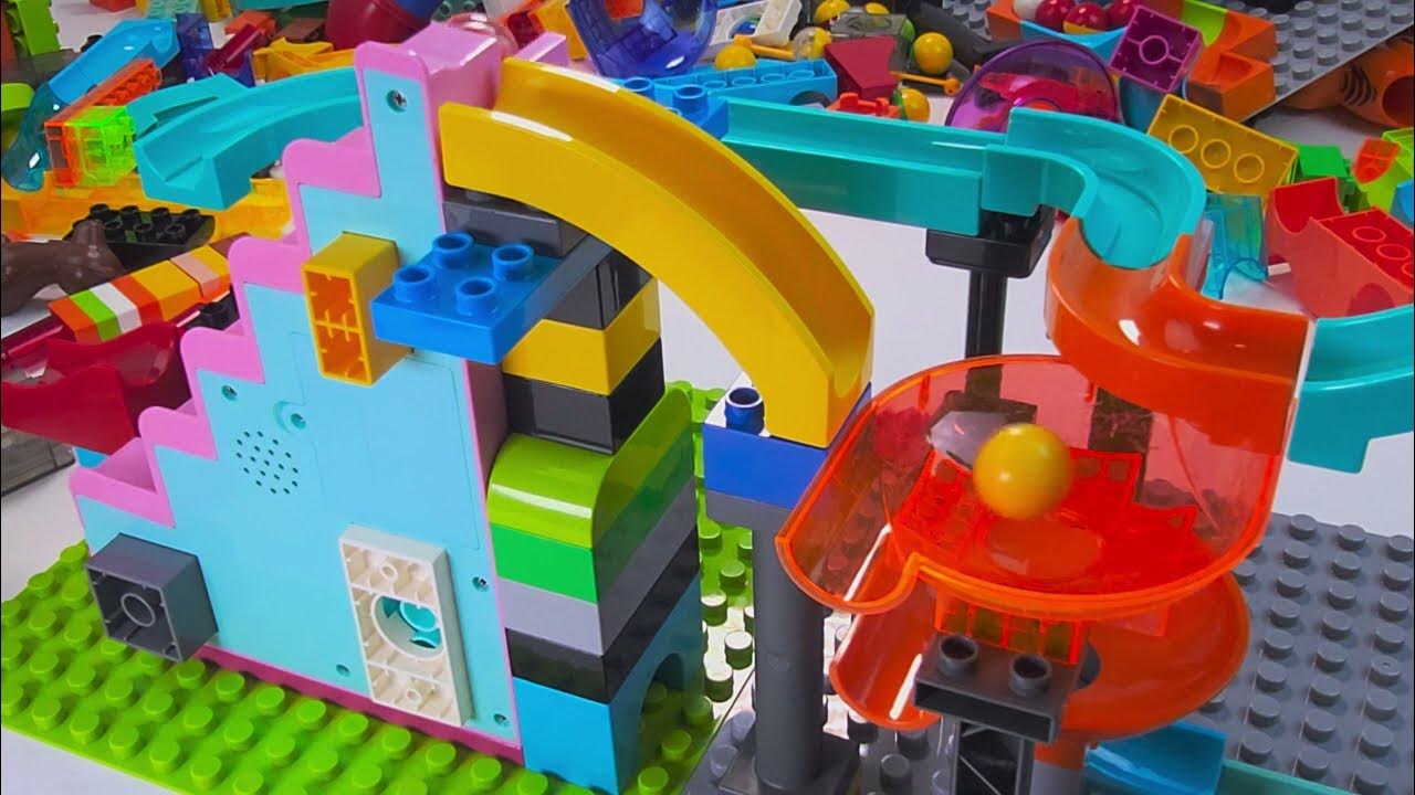 Building a Amazing Marble Run Marble Run Loop Kids Learning ASMR