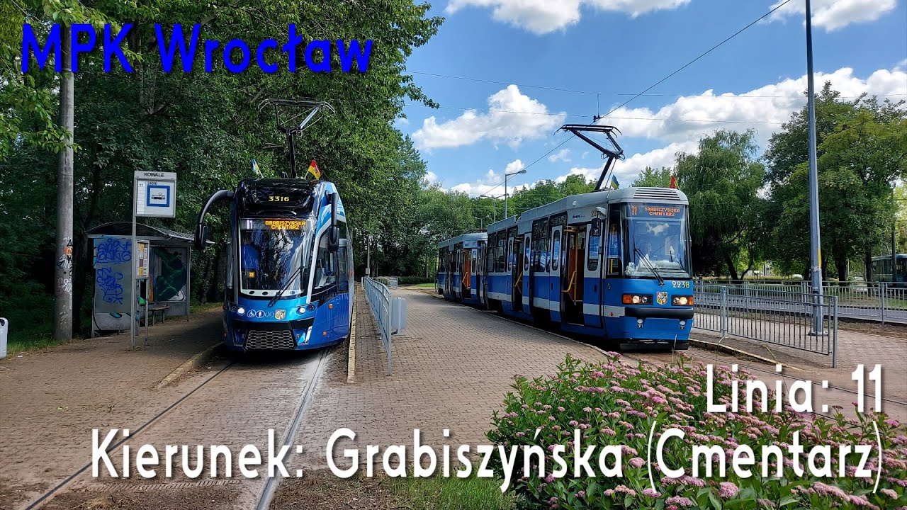 [🇵🇱PL] TIMELAPSE: MPK Wrocław - Linia: [🚋11]