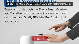 Shelly 1PM Mini Gen3 WiFi Smart Switch 8A Matter Compatible Pr... — Hot Deal 2026 | Limited Offer!