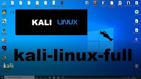 install all Tools kali linux on windows 10 from Microsoft App Store