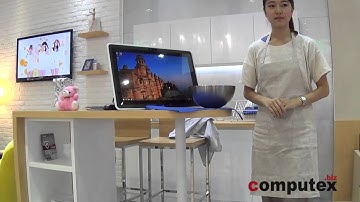 COMPUTEX TAIPEI 2014 - Intel Live Demo Part 3 - in Kitchen Senario