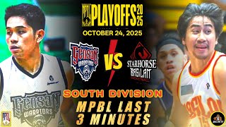 Mpbl Playoffs Last 3 Minutes Gensan Vs Basilan October 24, 2025