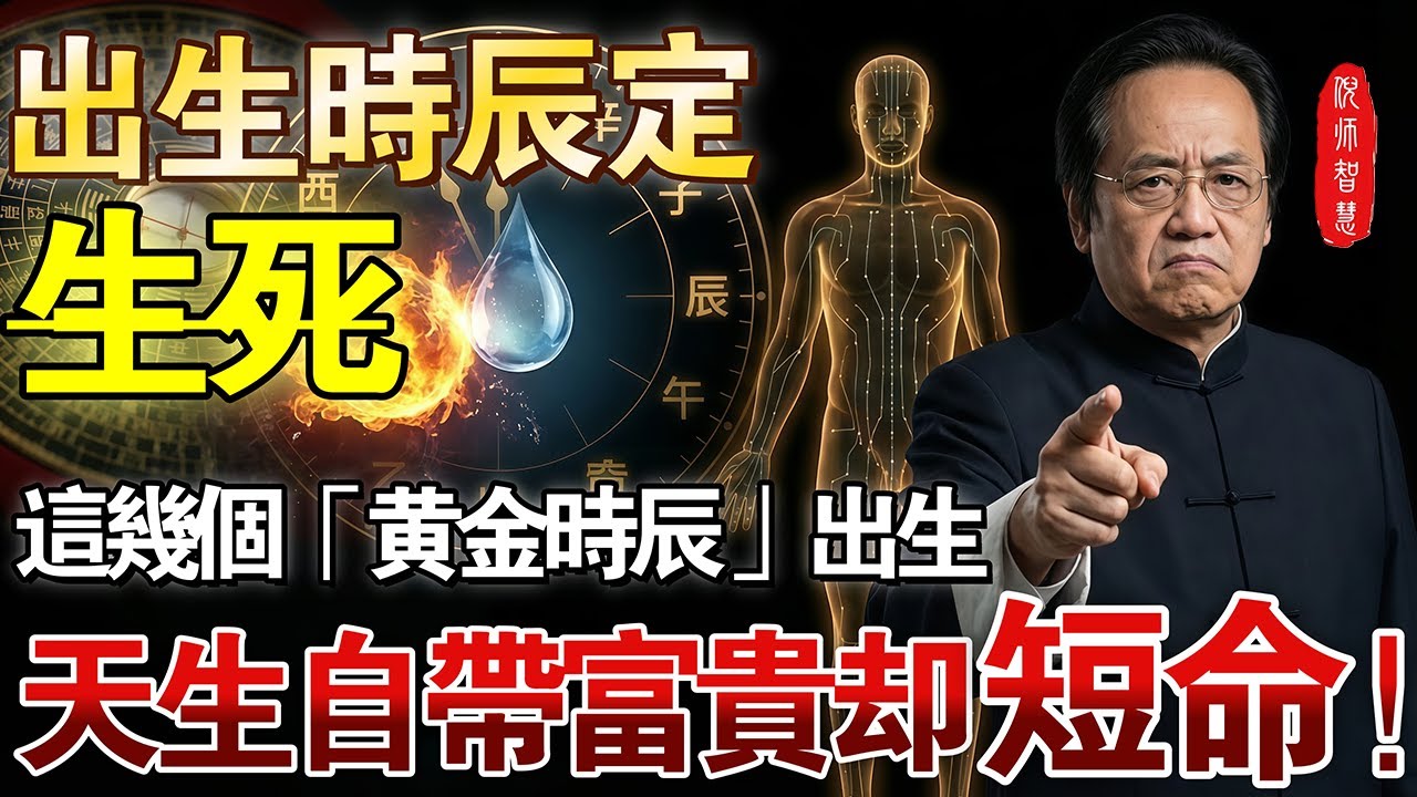 出生時辰看一生！這幾個「黃金時辰」出生，註定男人富貴、女人好命，快看你上榜了嗎？#倪海厦 #中醫養生 #八字命理 #時辰看病 #生命物理學