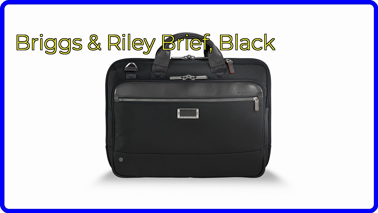 REVIEW (2026): Briggs & Riley Brief, Black. ESSENTIAL details.